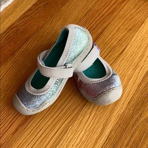 CHOOZE shoes! Blue and purple glitter! EUC